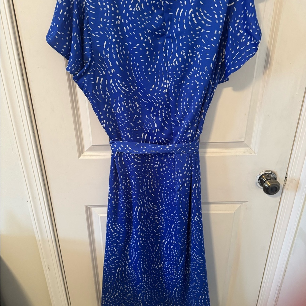 DKNY Vibrant Blue Midi Dress - Picture 4 of 4